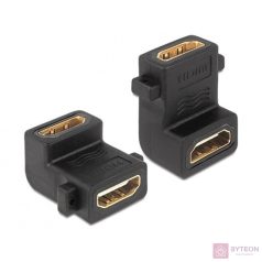   DeLock Adapter HDMI A female > female with screw hole 90° angled