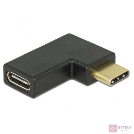 DeLock SuperSpeed USB 10 Gbps (USB 3.1 Gen 2) USB Type-C male > female angled left/right Adapter 