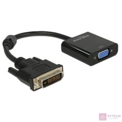 DeLock DVI-D (Dual Link) male > VGA female Adapter Black
