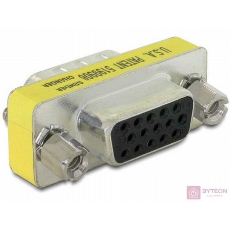 DeLock Adapter Gender Changer VGA female-female