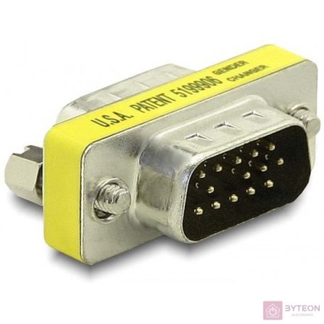 DeLock Adapter Gender Changer VGA male-male