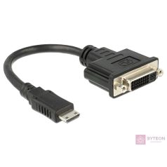 DeLock Adapter HDMI Mini-C male > DVI 24+5 female 20cm