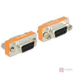   DeLock Null Modem Sub-D 9 pin female > female Gender Changer Adapter 