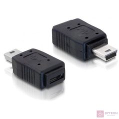 DeLock Adapter USB mini male > USB micro-A+B female