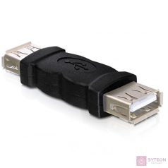 DeLock Adapter Gender Changer USB-A female - USB-A female