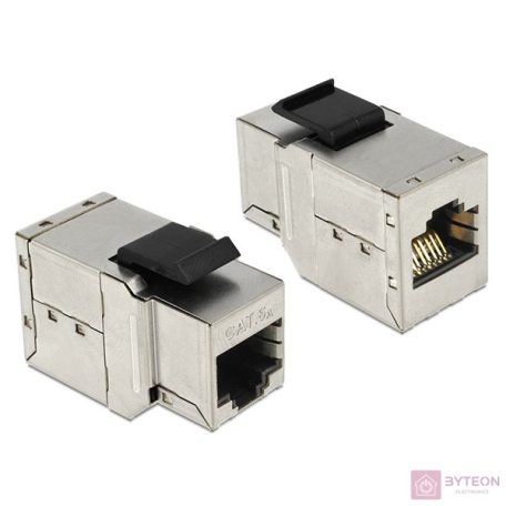 DeLock Keystone modul, RJ45-aljzat > RJ45-aljzat, Cat.6A
