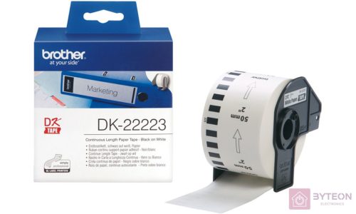 Brother DK-22223 folytonos szalagcímke 50mm x 30,48m öntapadós White
