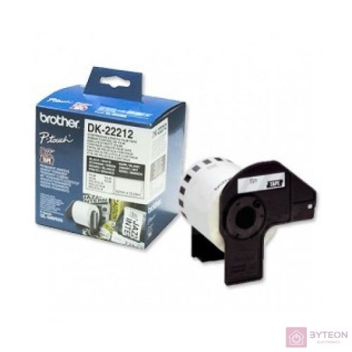 Brother DK-22212 folytonos szalagcímke 62mm x 15,24m öntapadós White