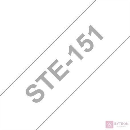 Brother STE-151 stencil P-touch szalag (24mm) Black on White 3m