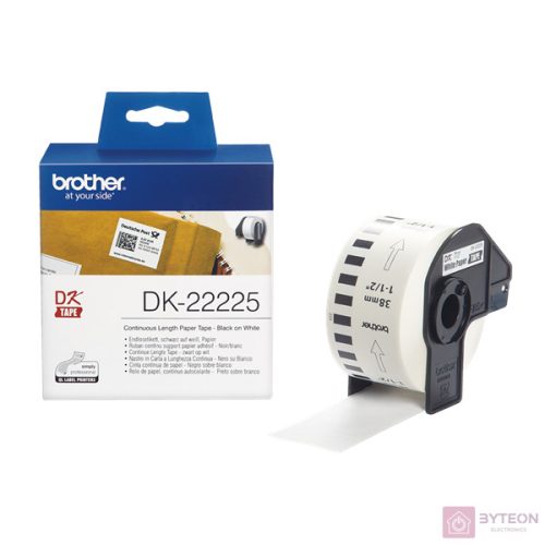 Brother DK-22225 folytonos szalagcímke 38mm x 30,48m öntapadós White