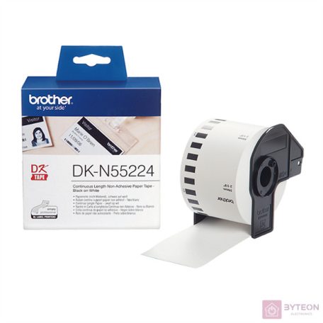 Brother DK-N55224 54mmx30,48m Withe papírszalag nem öntapadós