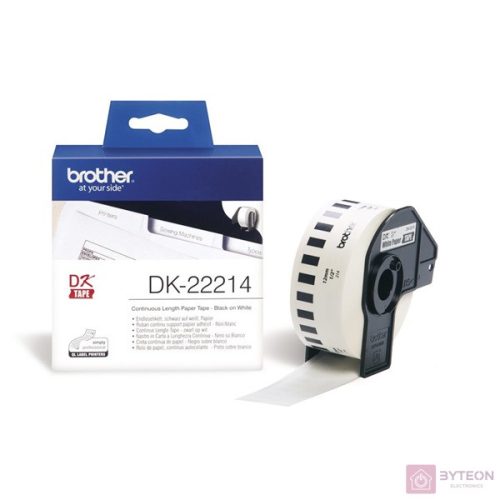 Brother DK-22214 folytonos szalagcímke 12mm x 30,48m öntapadós White