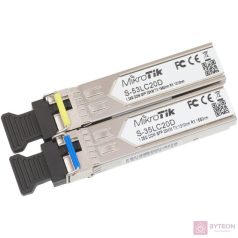 Mikrotik S-3553LC20D Two SFP (1.25G) module kit single mode