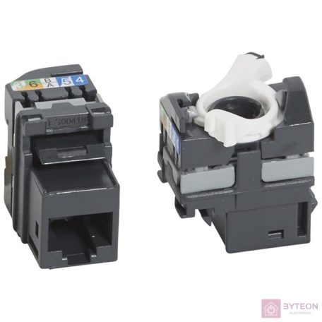 Legrand RJ45 Keystone port Cat5e árnyékolatlan (UTP) LCS2 gyorscsatlakozós 180° 100MHz 1xGigabit