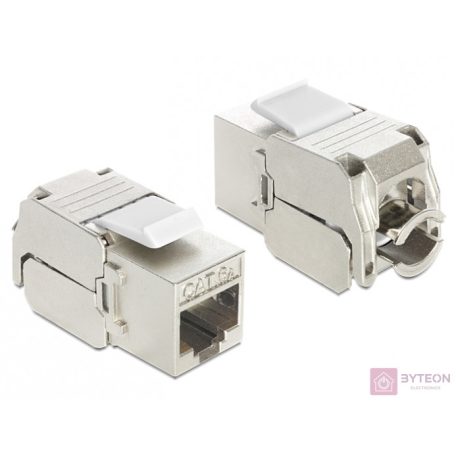 DeLock Keystone Module RJ45 jack > LSA Cat.6A STP