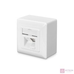 Digitus CAT6 Wall Outlet Shielded 2xRJ45 Pure White