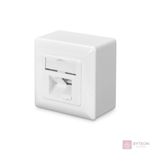 Digitus CAT6 Wall Outlet Shielded 2xRJ45 Pure White