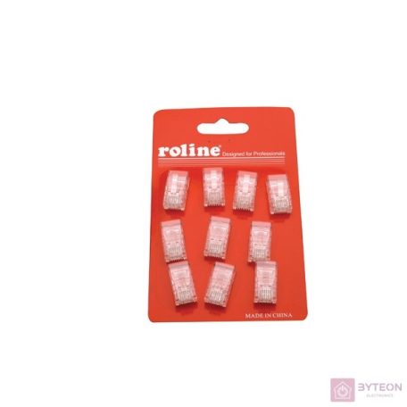 LAN Roline UTP Cat6 RJ45 8P8C dugó - 10db/cs