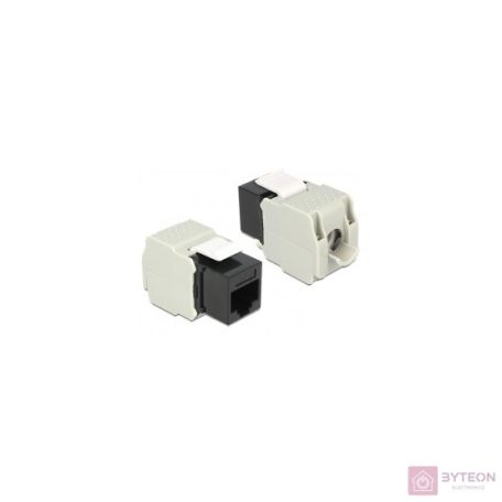 LAN Delock 86340 Keystone modul RJ45 anya > LSA Cat6 UTP - Fekete