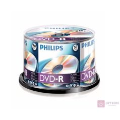   Philips DVD-R47CBx50 Cake DVD-R írható DVD lemez 4,7GB 50db