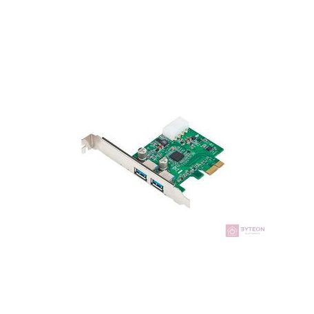 Gembird PCI-E x1 2 portos USB3.0 IO vezérlő