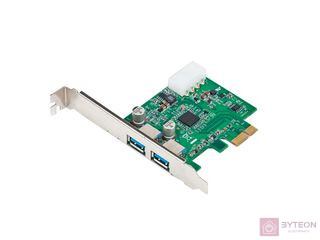 Gembird PCI-E x1 2 portos USB3.0 IO vezérlő