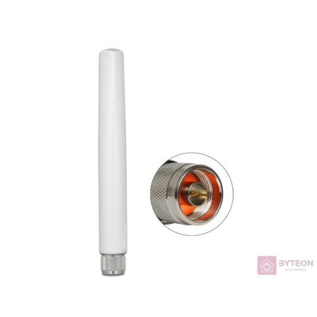 Delock LoRa 868 MHz antenna N-dugó 2,09 dBi irányítatlan, rögzített, kültéri, fehér