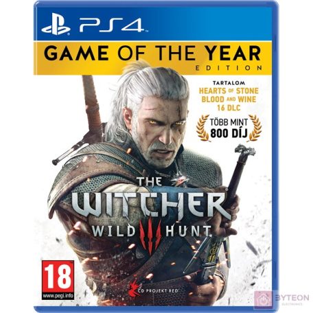 The Witcher III: Wild Hunt Game Of The Year Edition PS4 játékszoftver