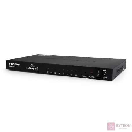 Gembird DSP-8PH4-03 8 portos HDMI splitter