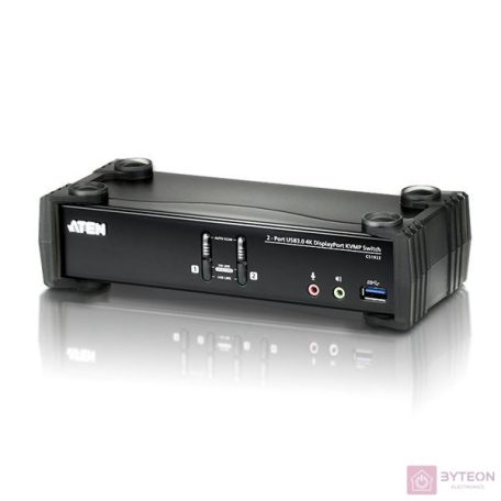 Aten CS1922-AT-G 2 portos USB2.0 Display port KVM switch 4K +audio