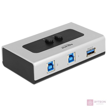 Delock 2 portos USB 3.0 switch manuális