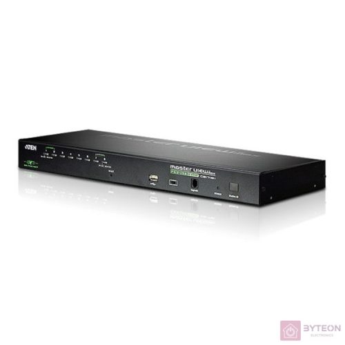 Aten CS1708I-AT-G 8 portos PS/2 USB2.0 KVM switch over IP