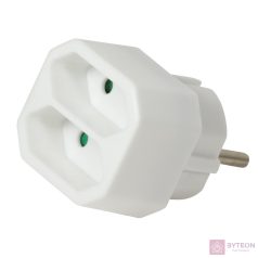 LogiLink Socket Adapter, 2x Euro