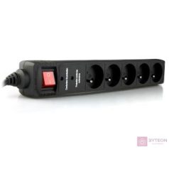 Gembird elosztó fekete 3m