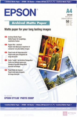 Epson Archival Matte Paper fotópapír A4