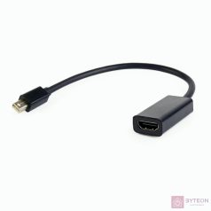 Gembird Displayport mini -> HDMI M/F adapter 0.2m fekete
