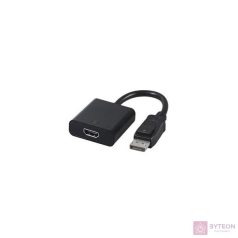 Gembird Displayport -> HDMI M/F adapter 0.1m fekete