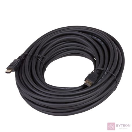 Akyga AK-HD-200A 1db HDMI 1.4 - 1db HDMI 1.4 M/M video jelkábel 20m fekete
