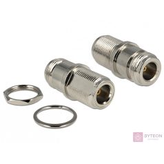 Delock N M/F adapter beépíthető nikkel