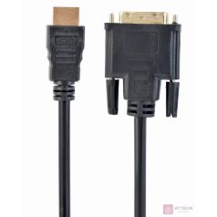 Gembird HDMI -> DVI-D M/M video jelkábel 0.5m fekete