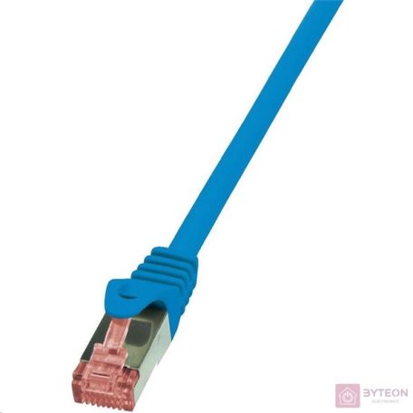 LogiLink RJ45 CAT6 SFTP M/M adatkábel 7.5m AWG27 kék