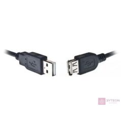 Gembird USB A M/F adatkábel hosszabbító 1.8m fekete