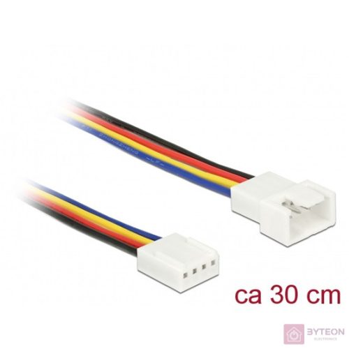 Delock Power 4pin PWM M/F tápkábel hosszabbító 0.3m