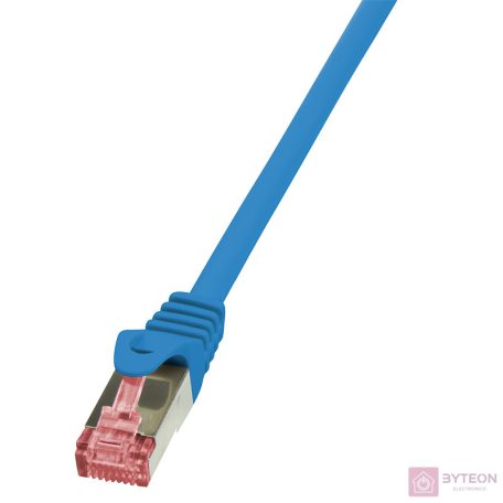LogiLink RJ45 CAT6 SFTP M/M adatkábel 5m AWG27 kék