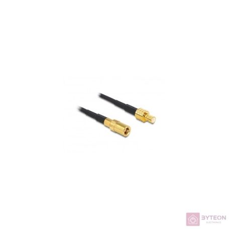 Delock SMB M/F antenna kábel 0.5m RG-174 fekete