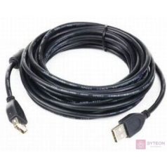 Gembird USB A M/F adatkábel 1.8m premium fekete