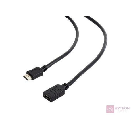 Gembird HDMI 1.4 M/F video jelkábel hosszabbító 1.8m fekete