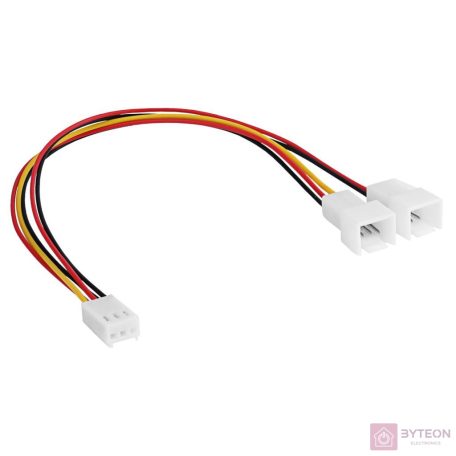 Akyga Power 3pin -> Power 3pin PWM Power 3pin F/M adapter 0.2m