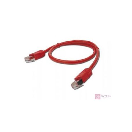 Gembird RJ45 CAT5e FTP M/F adatkábel 1m piros