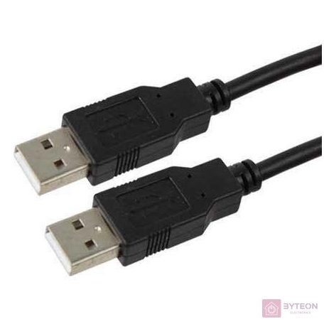 Gembird USB A M/M adatkábel 1.8m fekete